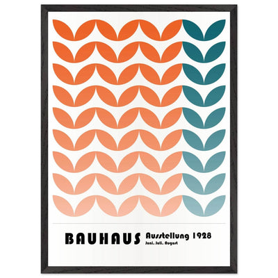 Bauhaus-Style The Blue Waves - Vibrantwalls