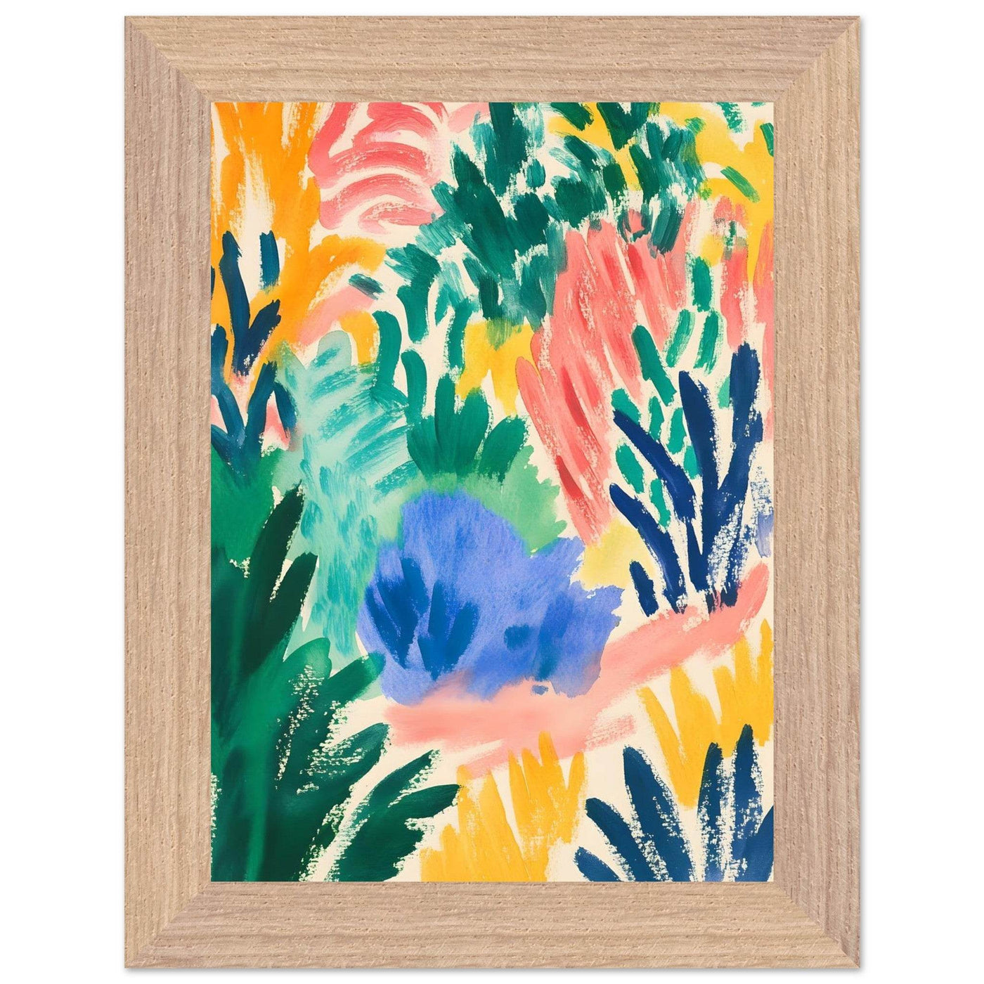 Abstract Floral Delight - Vibrantwalls