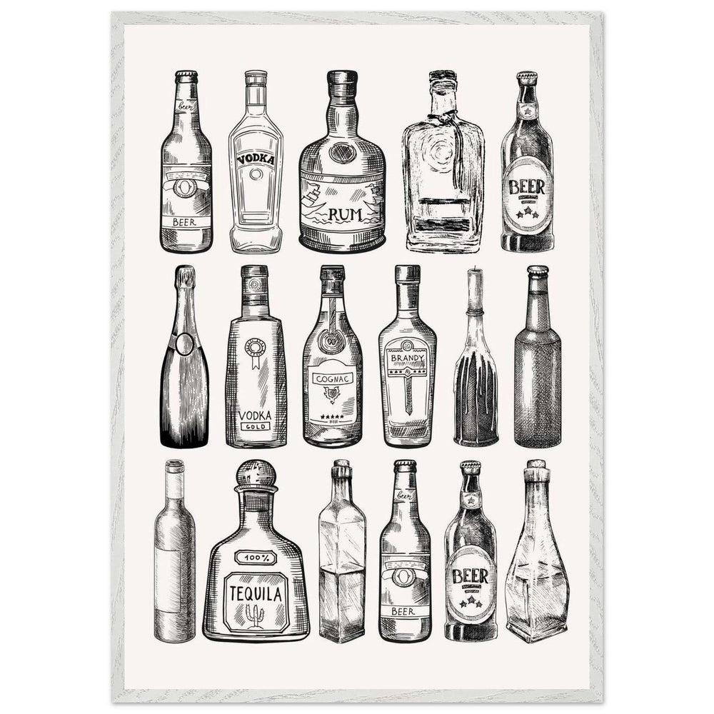Gin Tonic Recipe Classic Bar Wall Art - Vibrantwalls