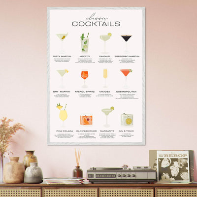 Classic Cocktail Recipe - Vibrantwalls