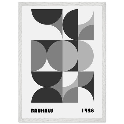 Bauhaus 1928 - Geometric Monochrome - Vibrantwalls
