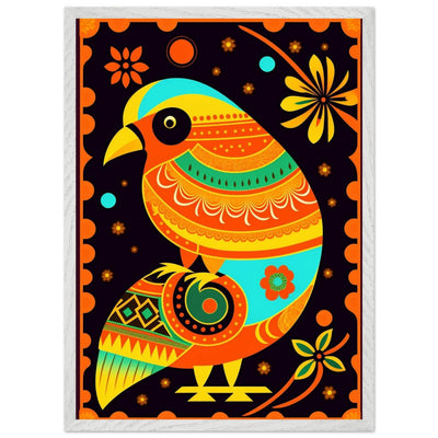 Vibrant Tribal Bird Art - Vibrantwalls