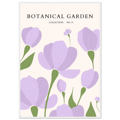 Botanical Garden Elegant Lavender Bloom Art Print - Vibrantwalls