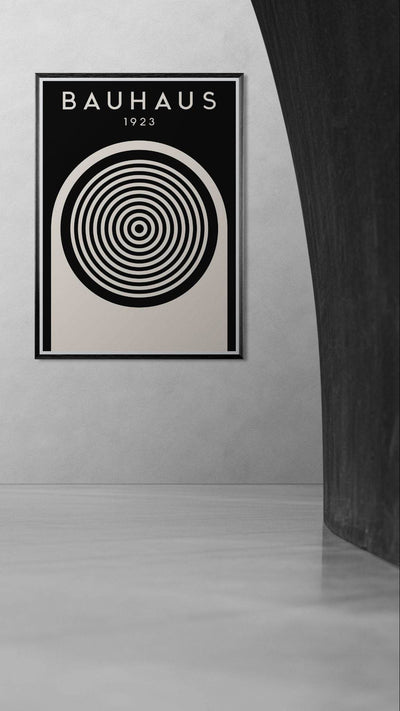 Bauhaus Black & Cream - Vibrantwalls