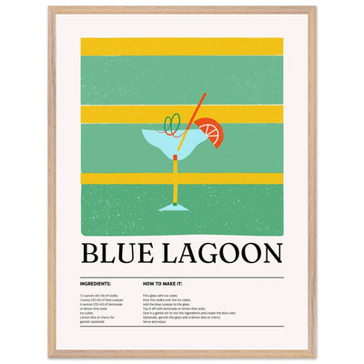 Blue Lagoon Cocktail Recipe - Vibrantwalls