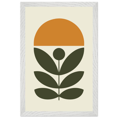 Abstract Botanical Green Plant Modern Art - Vibrantwalls
