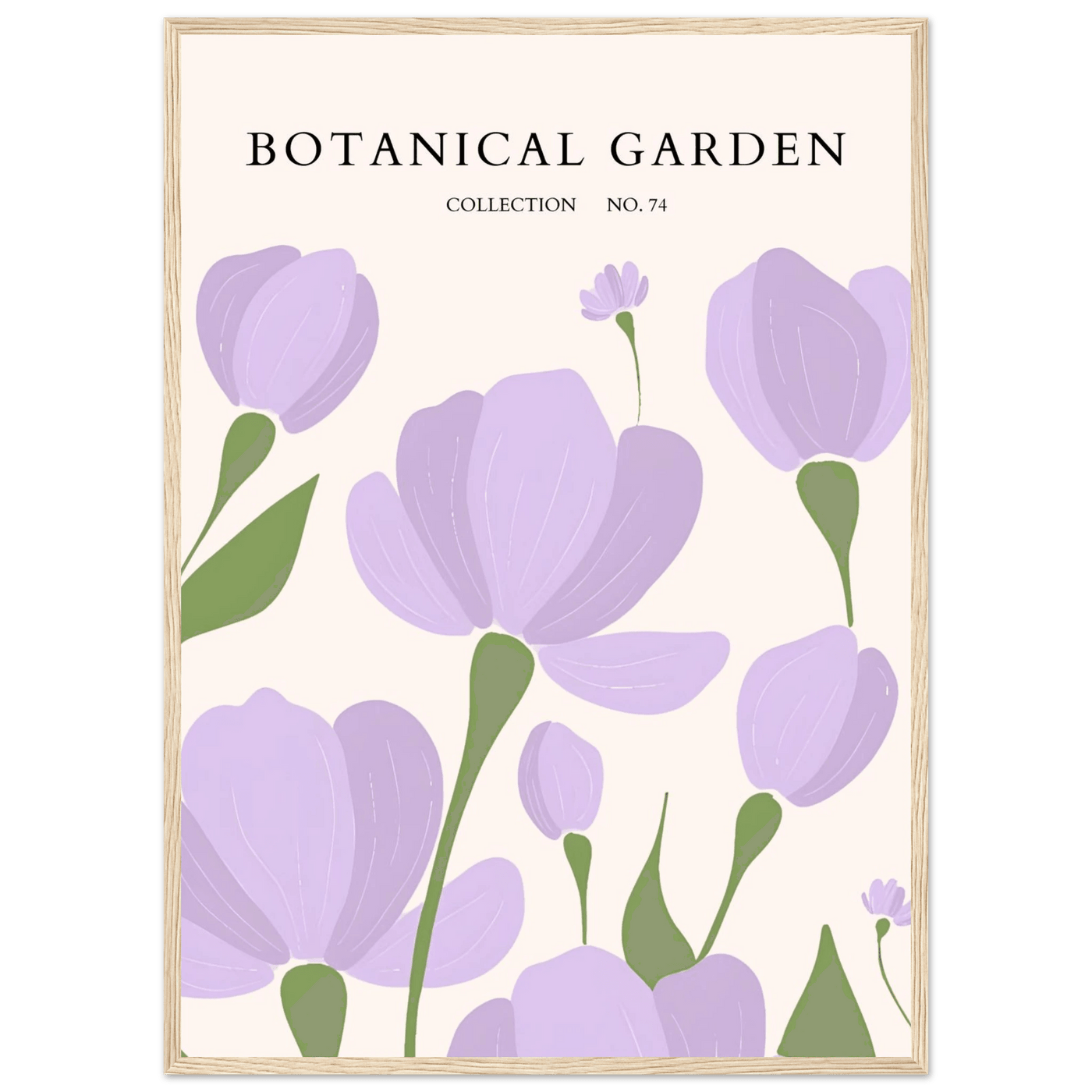 Botanical Garden Elegant Lavender Bloom Art Print - Vibrantwalls