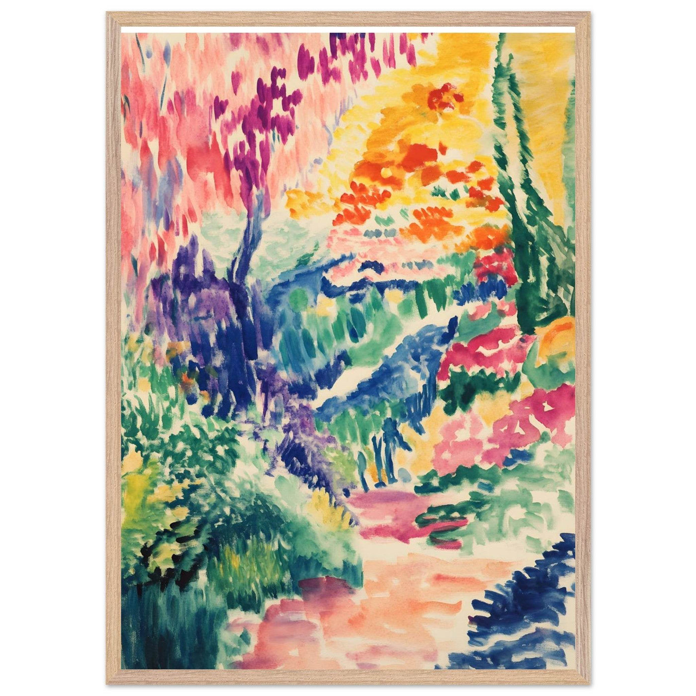 Abstract Garden Delights Henri Matisse - Vibrantwalls