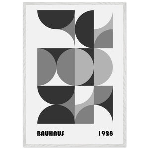 Bauhaus 1928 - Geometric Monochrome - Vibrantwalls