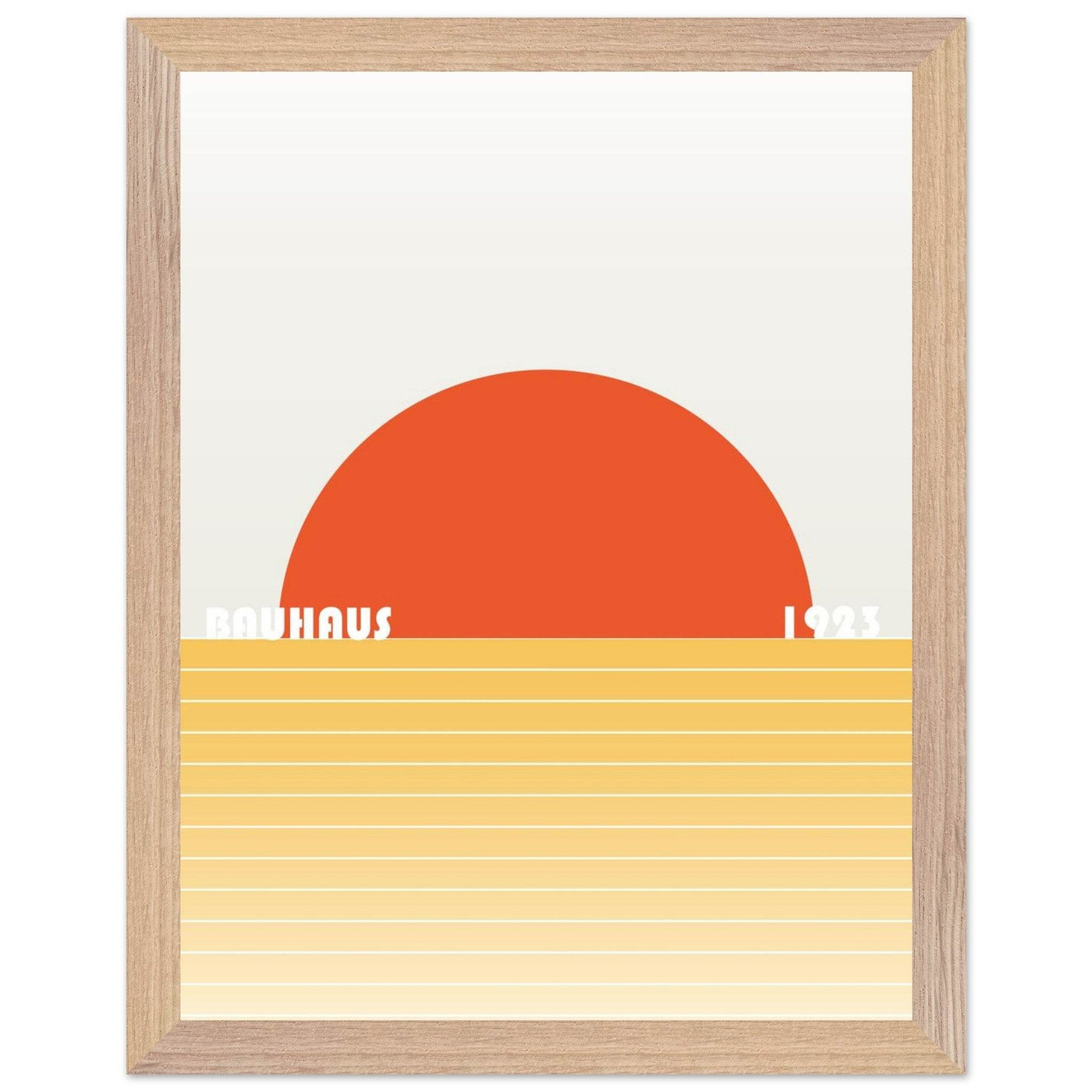 Bauhaus Sunset Abstraction - Vibrantwalls