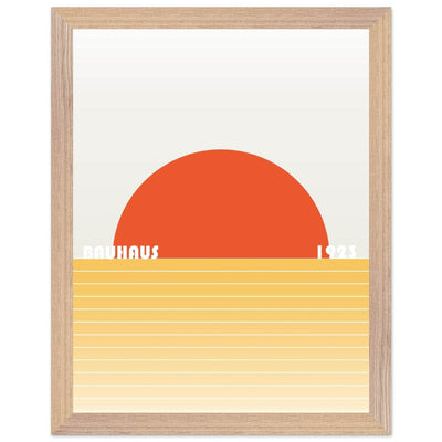 Bauhaus Sunset Abstraction - Vibrantwalls