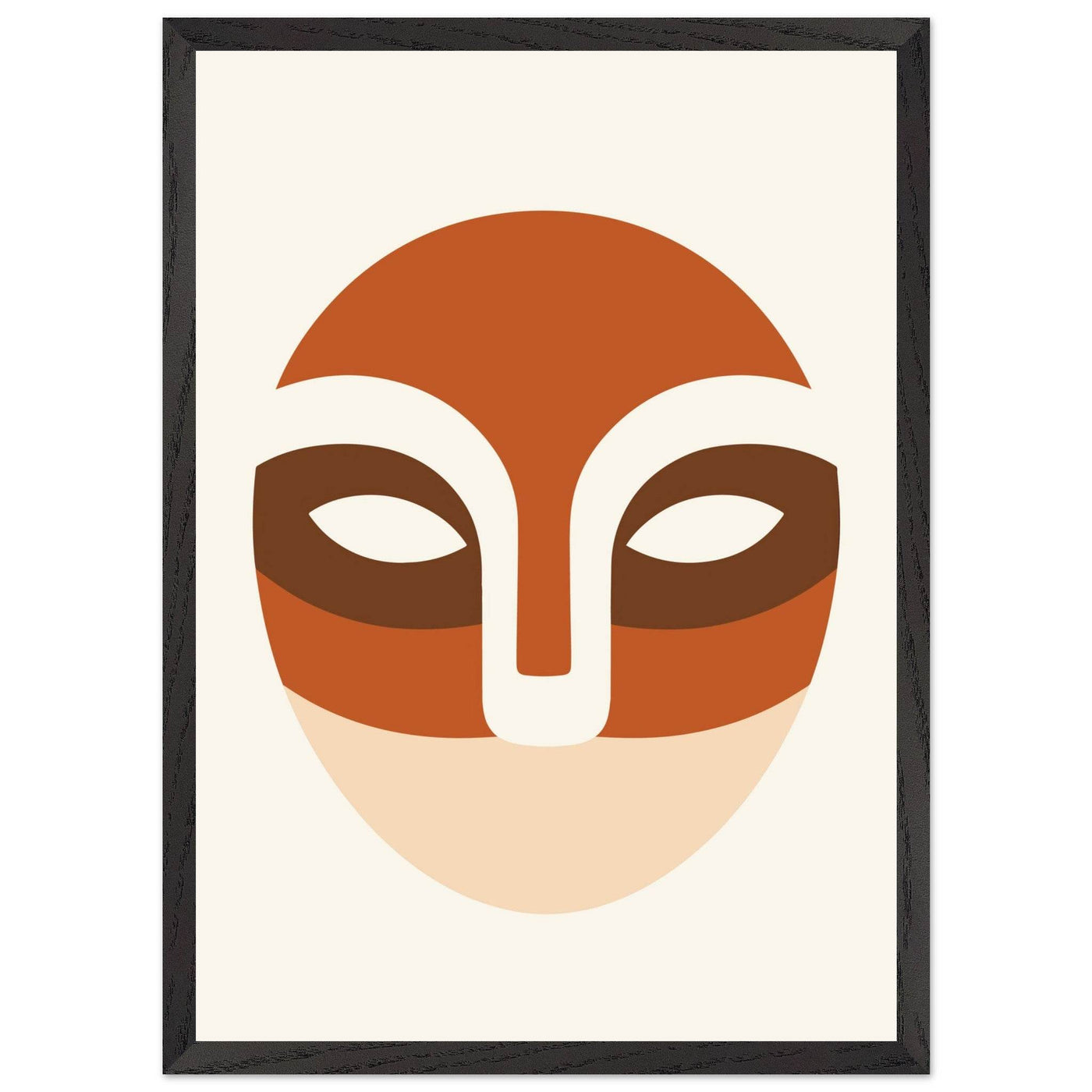 Abstract Desert Landscape Face - Vibrantwalls
