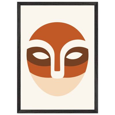 Abstract Desert Landscape Face - Vibrantwalls