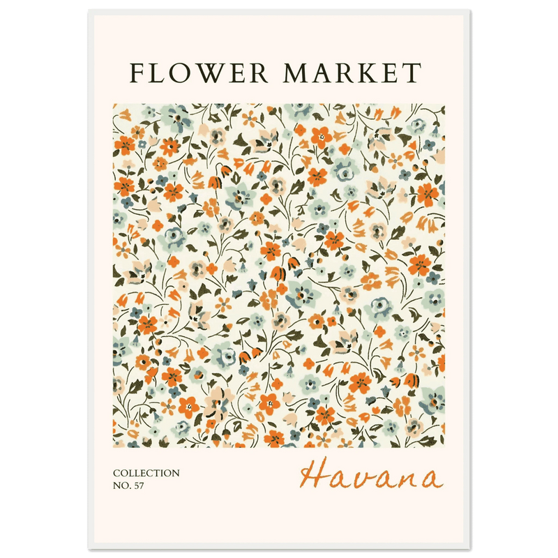 Havana Flower Market Wall Art - Vibrantwalls