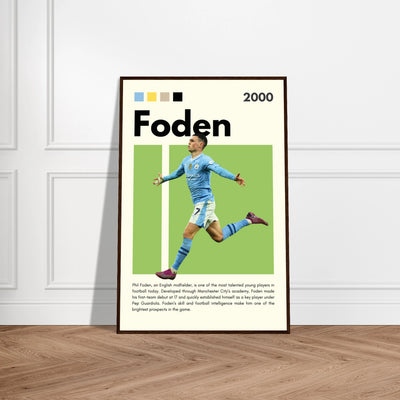 Phil Foden Manchester City Football Legend Poster Vibrantwalls