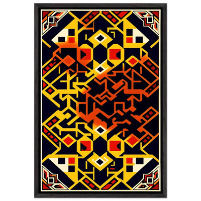 Abstract Geometric Poster for Modern Home Decor Framed Art - Vibrantwalls