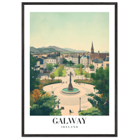 Galway Ireland Rustic Charm Vintage Travel Poster - Wall Art - Vibrantwalls
