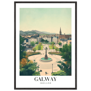 Galway Ireland Framed Poster – Vintage Travel Wall Art with Rustic Charm & Your Choice of Frame - Vibrantwalls