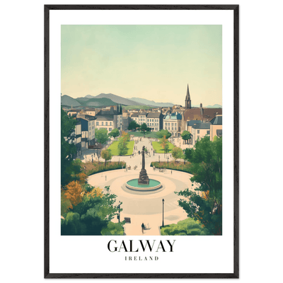 Galway Ireland Framed Poster – Vintage Travel Wall Art with Rustic Charm & Your Choice of Frame - Vibrantwalls