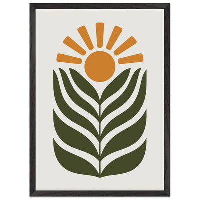 Desert Sun & Plant - Vibrantwalls