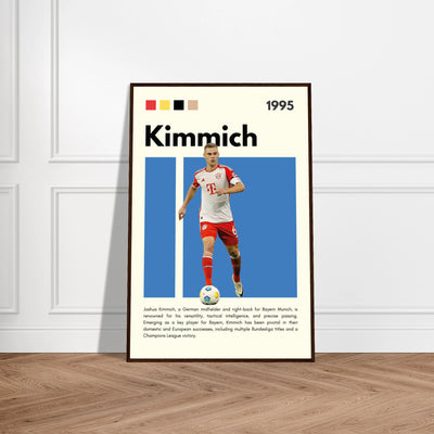 Joshua Kimmich Bayern Munich Framed Football Poster Vibrantwalls