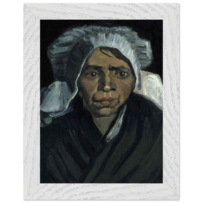 Peasant Woman Sculpture - Exquisite Head of a Peasant Woman Art Piece - Vibrantwalls