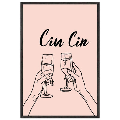 Cin Cin Toast Art Print - Vibrantwalls
