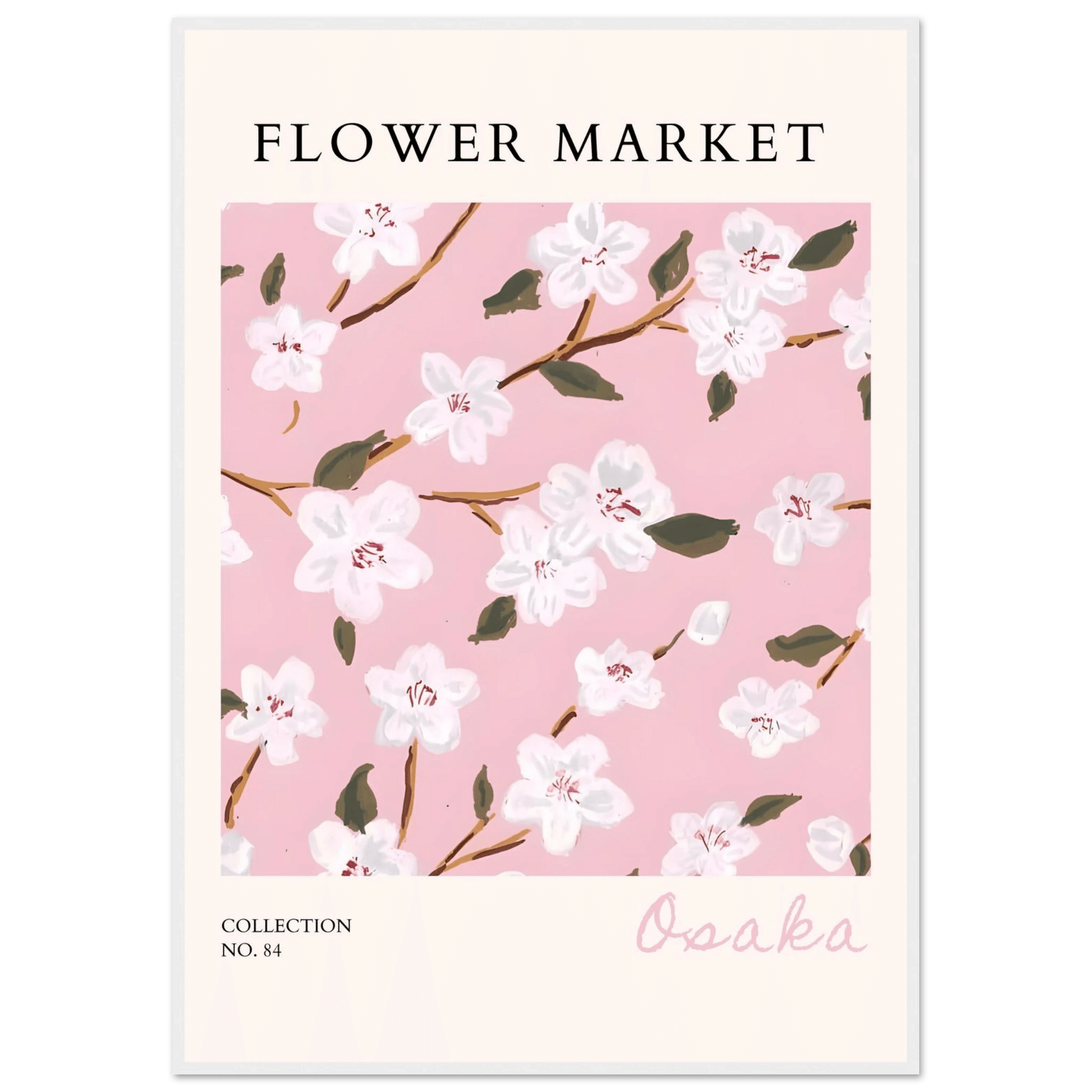 Sakura Pink Bloom Wall Art - Vibrantwalls