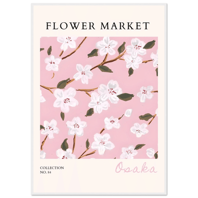 Sakura Pink Bloom Framed Poster – Delicate Floral Art Print | Ready-to-Hang in Your Choice of Frame - Vibrantwalls