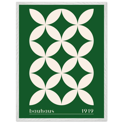 Bauhaus 1919 Green & Beige - Vibrantwalls