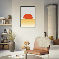 Bauhaus Sunset Abstraction - Vibrantwalls