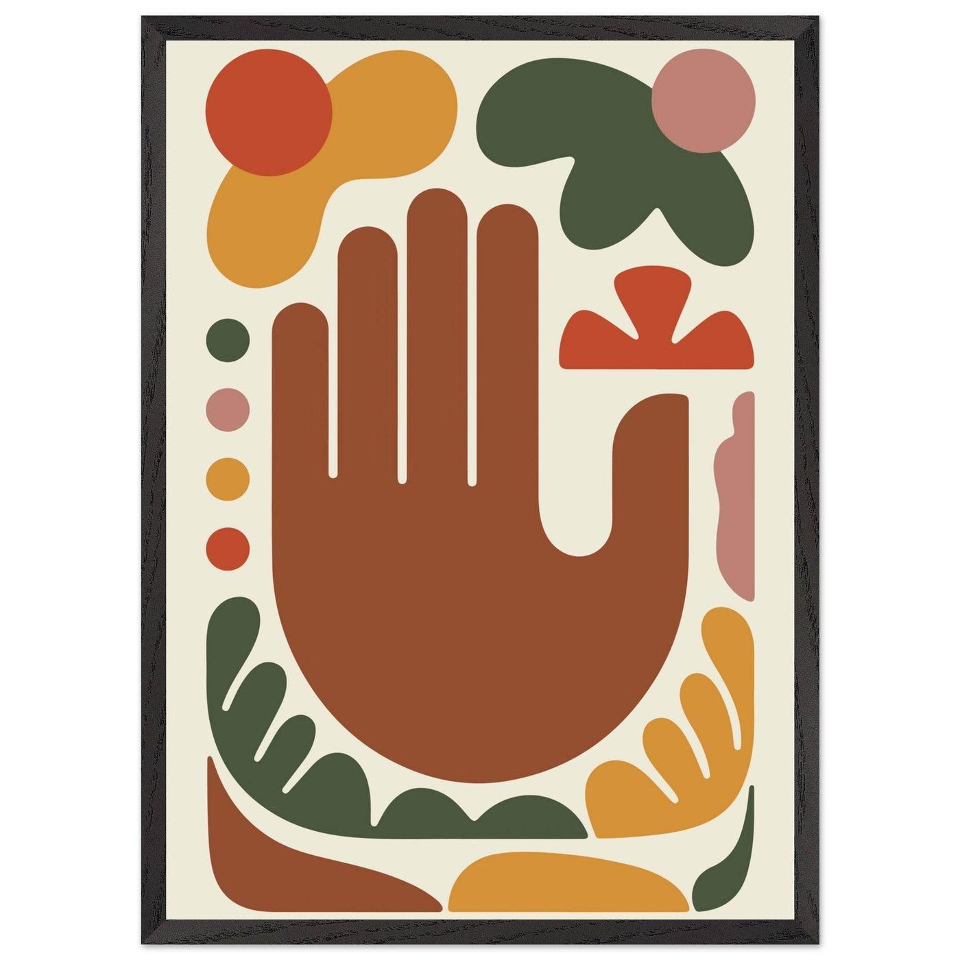 Abstract Desert Hues Hand - Vibrantwalls