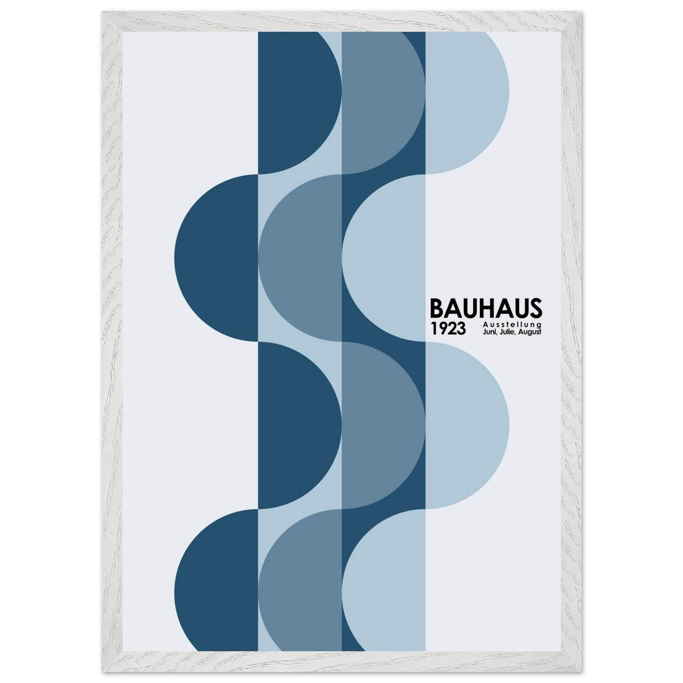 Bauhaus-Style The Blue Design - Vibrantwalls