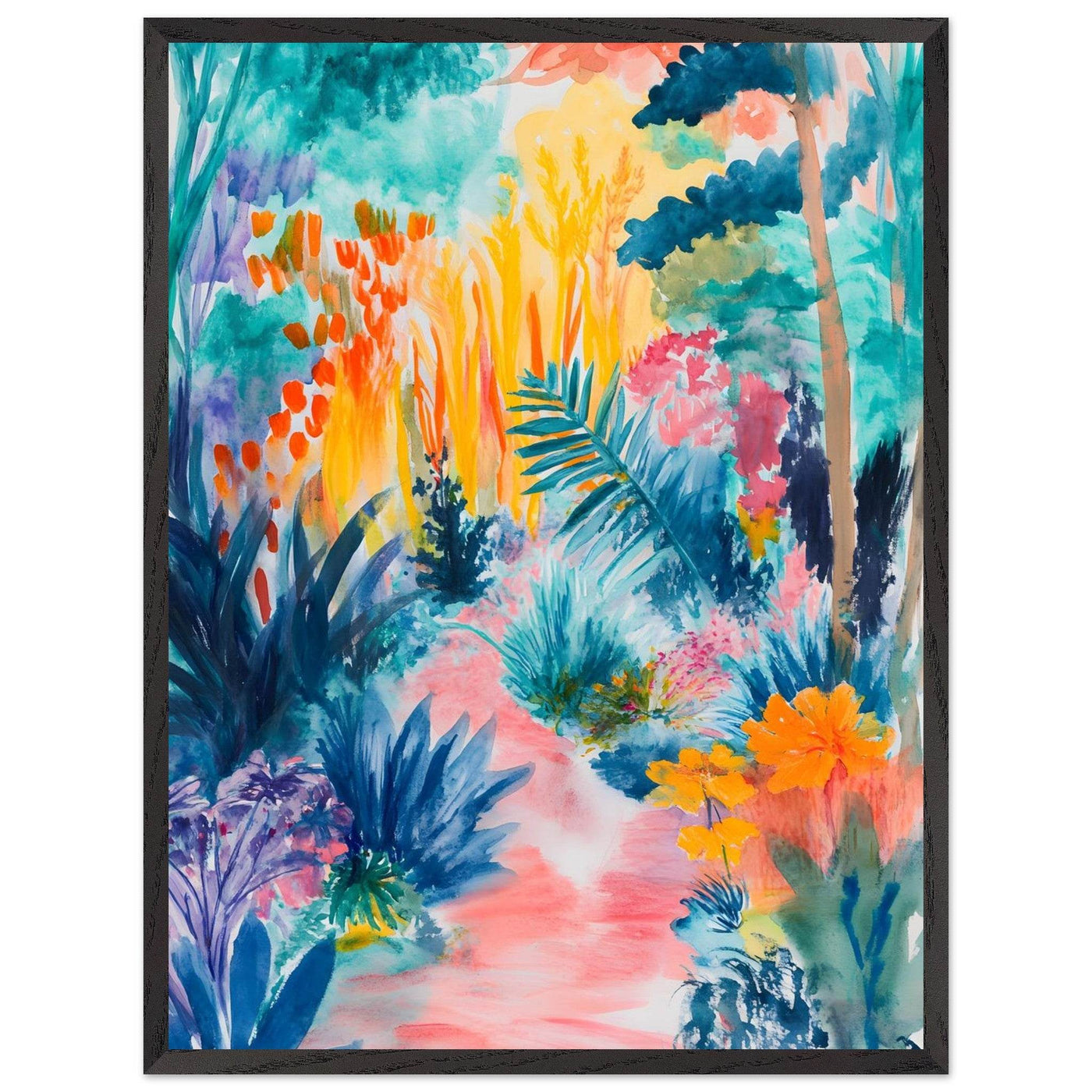 Abstract Tropical Garden Matisse I - Vibrantwalls