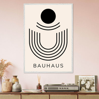 Bauhaus Black & Beige Abstract - Vibrantwalls