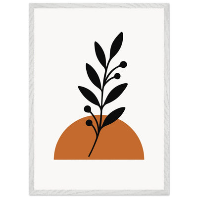 Minimalist Botanical Sunset - Vibrantwalls