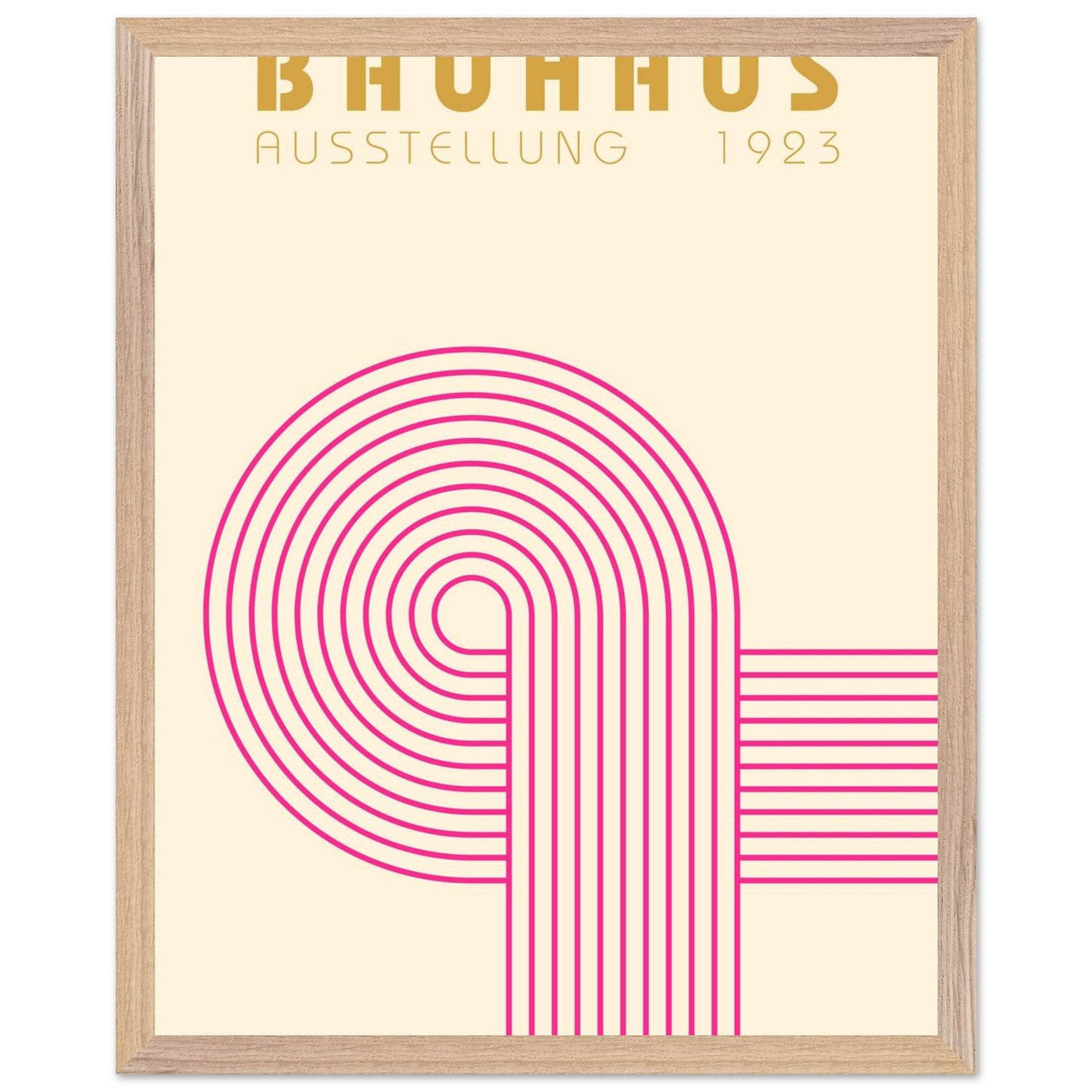 Bauhaus Pink Pop Decor for Modern Home Aesthetics - Vibrantwalls