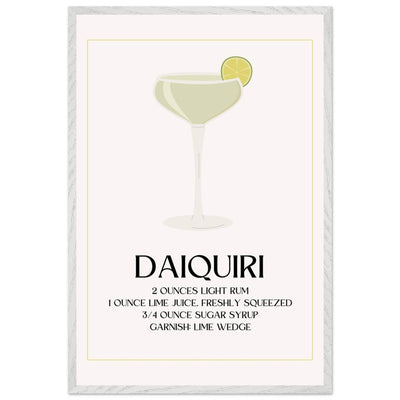 Classic Daiquiri Cocktail Recipe - Vibrantwalls