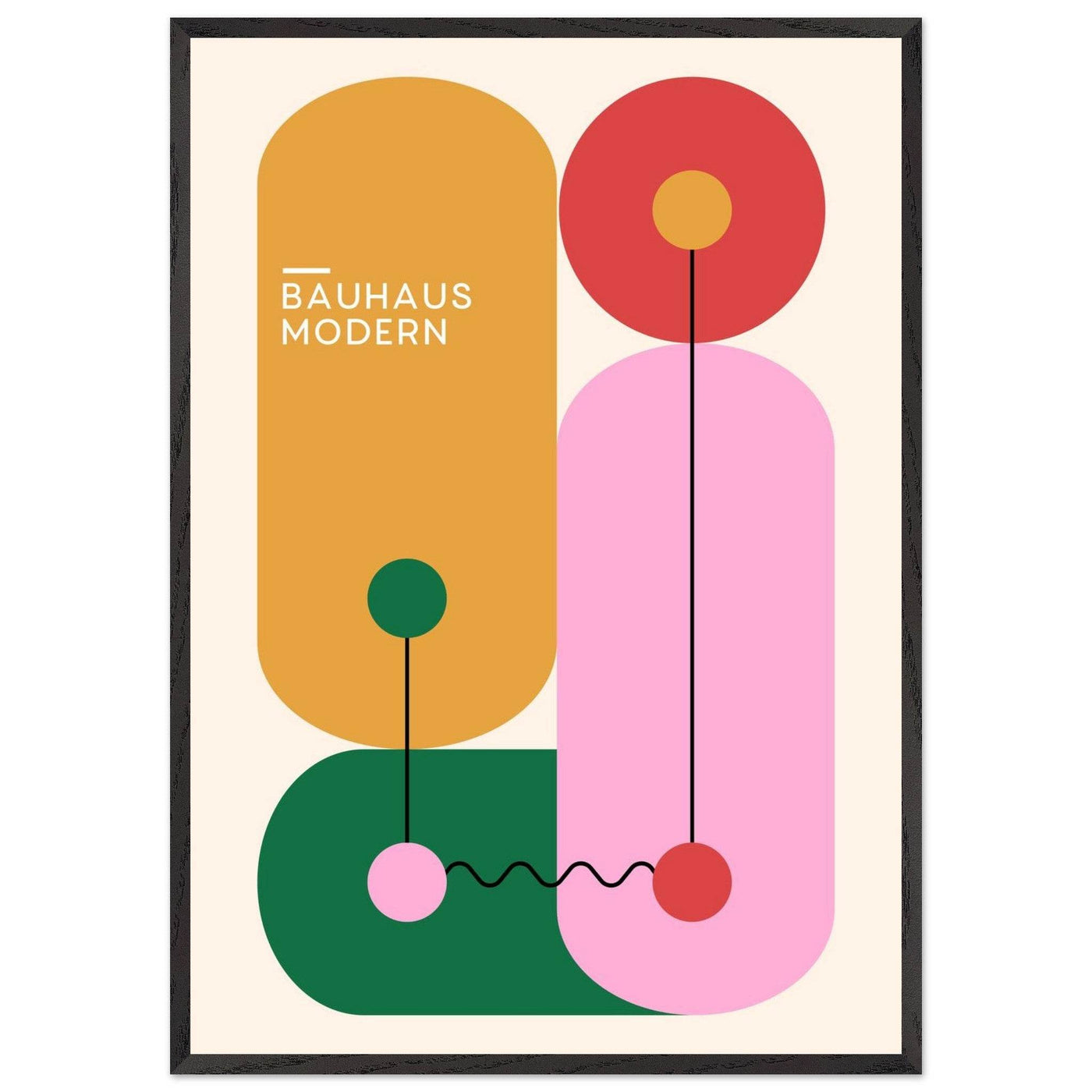 Bauhaus Colorful Geometric Art for Modern Home Decor - Vibrantwalls