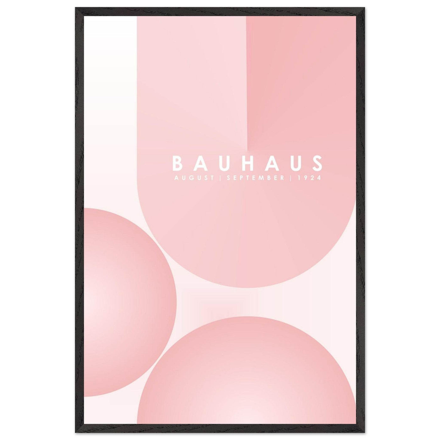 Bauhaus Soft Pink Geometric Design for Contemporary Spaces - Vibrantwalls