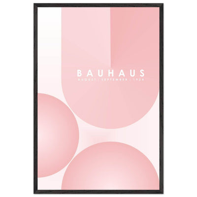 Bauhaus Soft Pink Geometric Design for Contemporary Spaces - Vibrantwalls