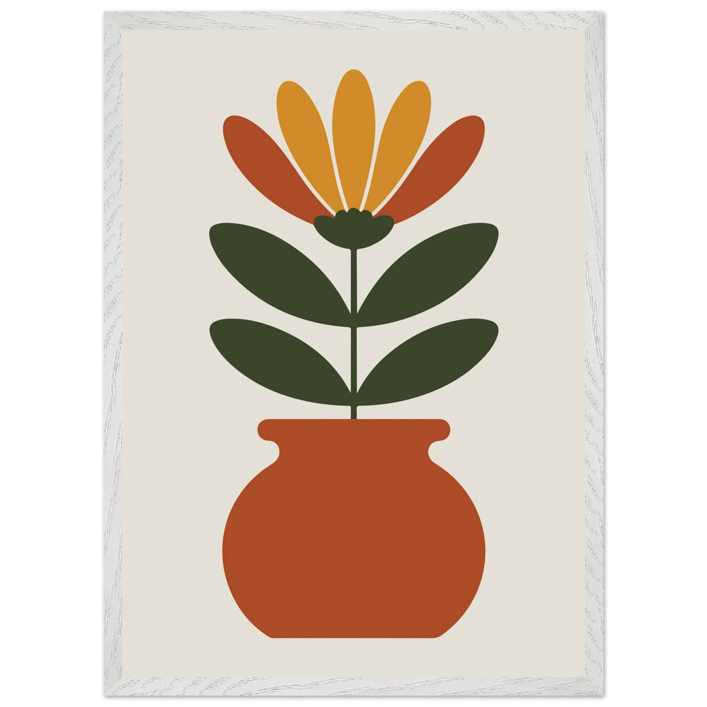 Floral Pot Art - Vibrantwalls
