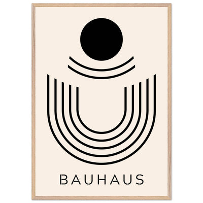 Bauhaus Black & Beige Abstract - Vibrantwalls