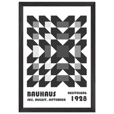 Bauhaus-Style Geometric Grid - Vibrantwalls