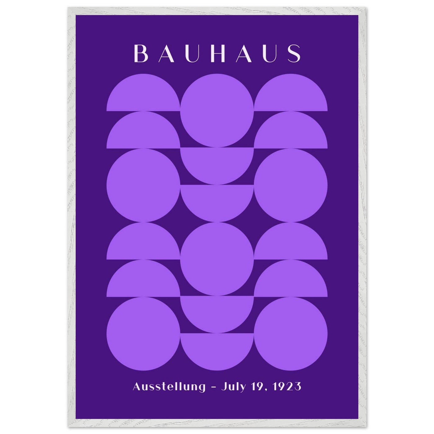 Bauhau 1923 Purple Geometric - Vibrantwalls