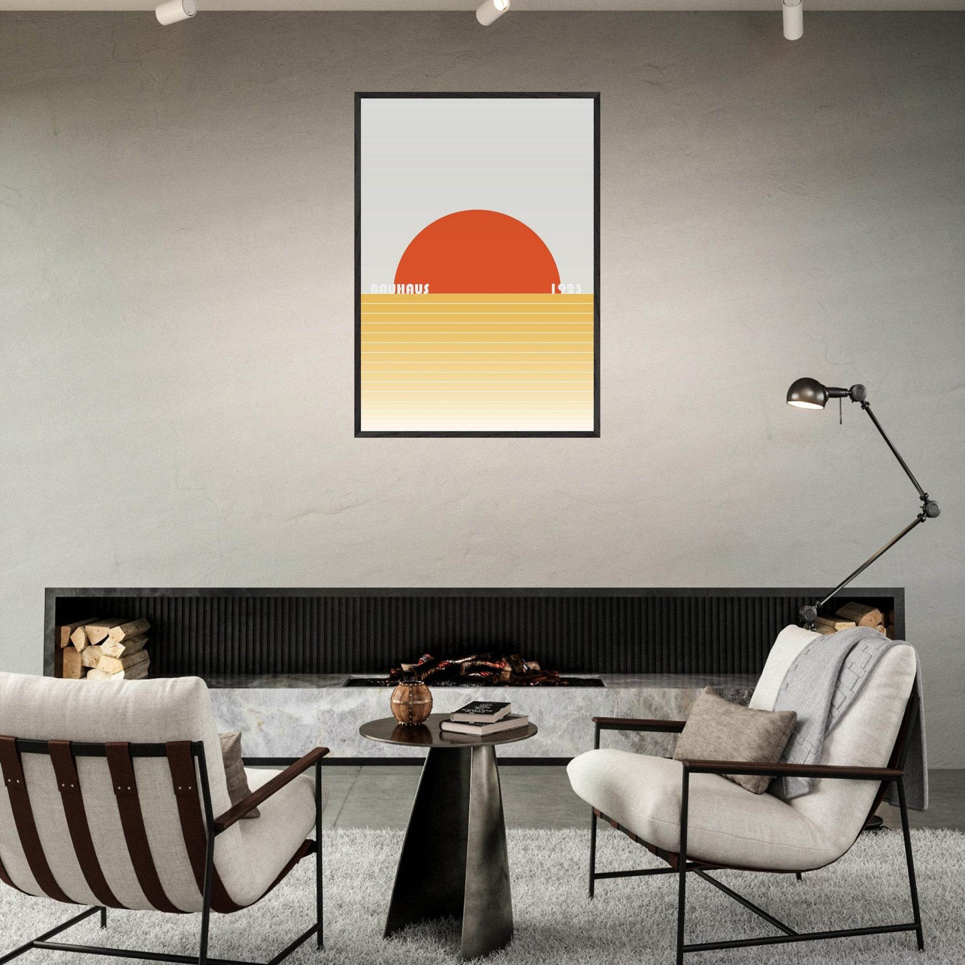 Bauhaus Sunset Abstraction - Vibrantwalls