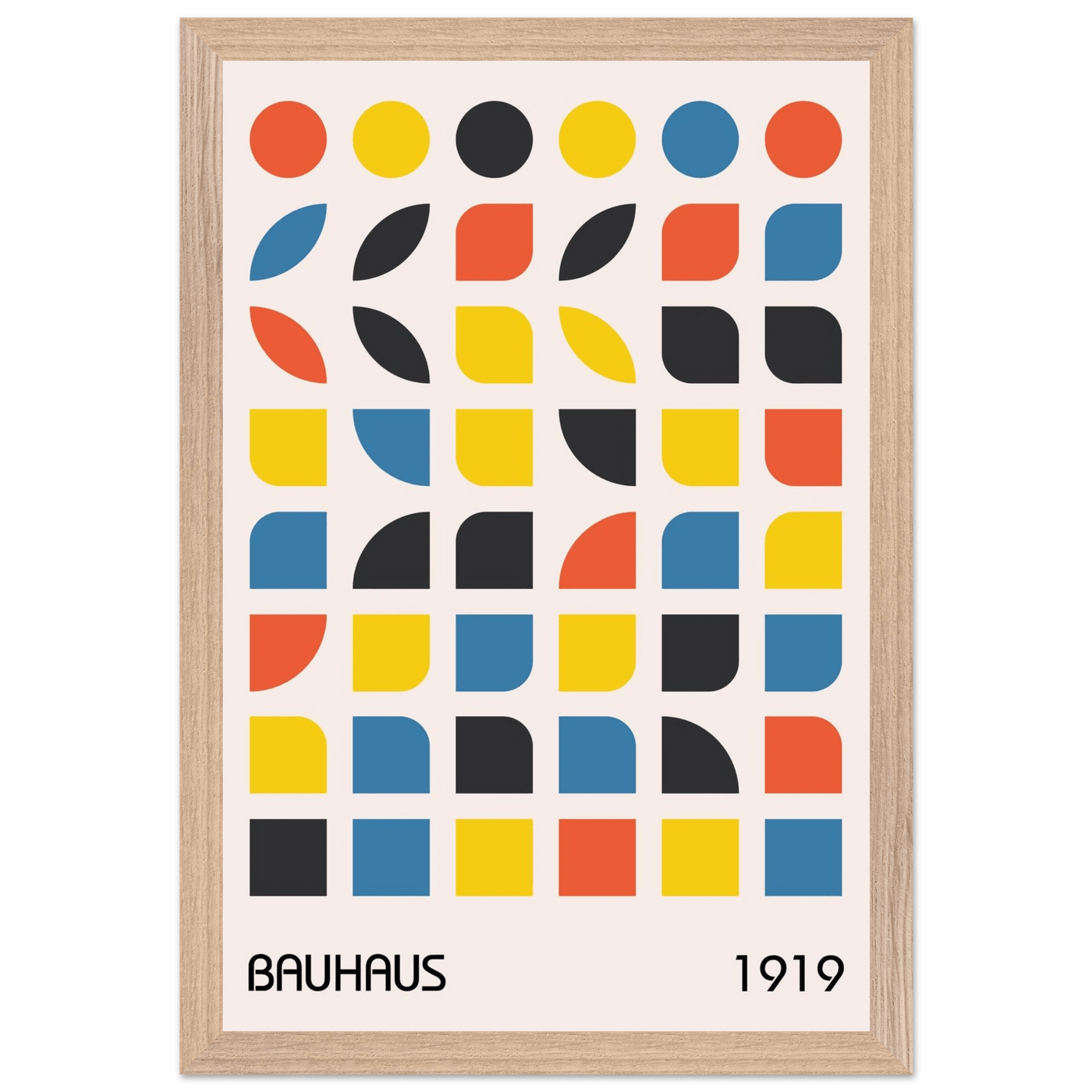 Bauhaus 1919 Geometric Abstract - Vibrantwalls