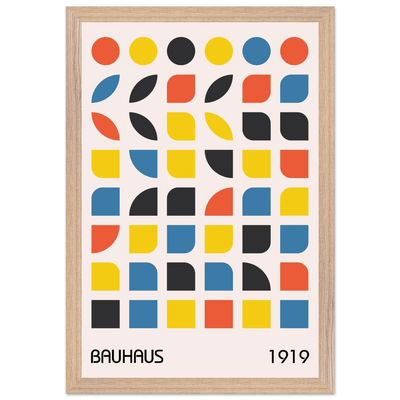 Bauhaus 1919 Geometric Abstract - Vibrantwalls