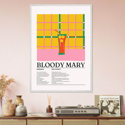 Retro Bloody Mary Cocktail Recipe - Vibrantwalls