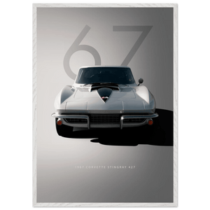 1967 Corvette Stingray 427 Framed Poster | Iconic Automotive Art, Ready-to-Hang - Vibrantwalls